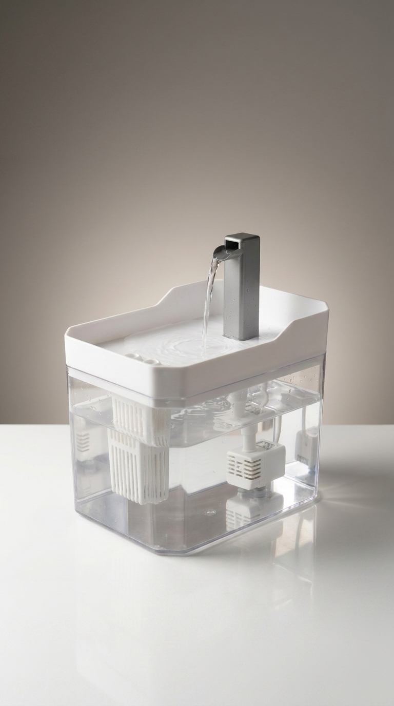 WhiskerFalls Crystal Cat Fountain